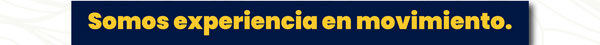Somos experiencia en movimiento.